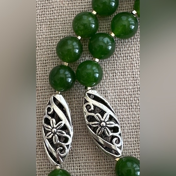 34 inch Agate Gemstone bead Necklace NWOT - Picture 10 of 14